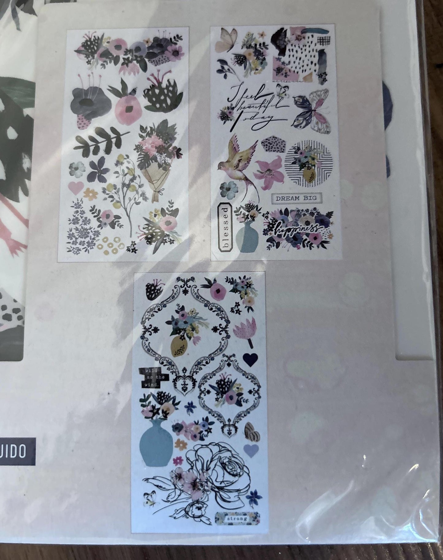 Spring Abstract Collection Mini Transfer | 6"x12" | Prima Marketing, Inc.