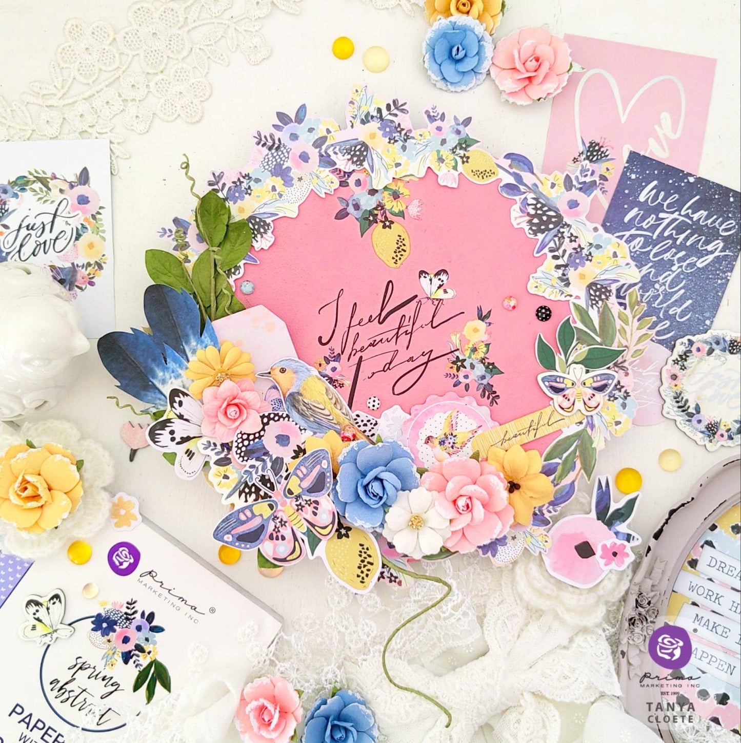 Spring Abstract Collection Mini Transfer | 6"x12" | Prima Marketing, Inc.