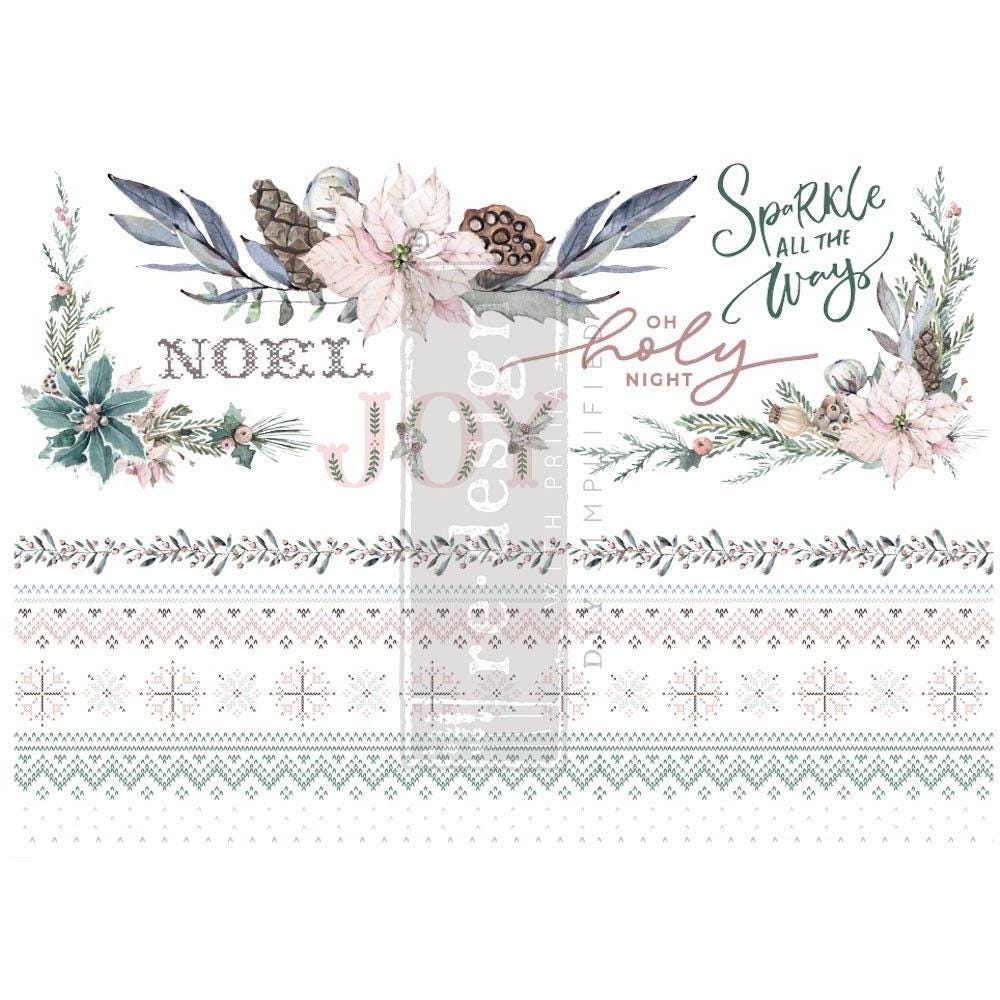 Large Decor Transfers® - Sparkle and Joy | Reduced price | 24”x35” | Redesign with Prima