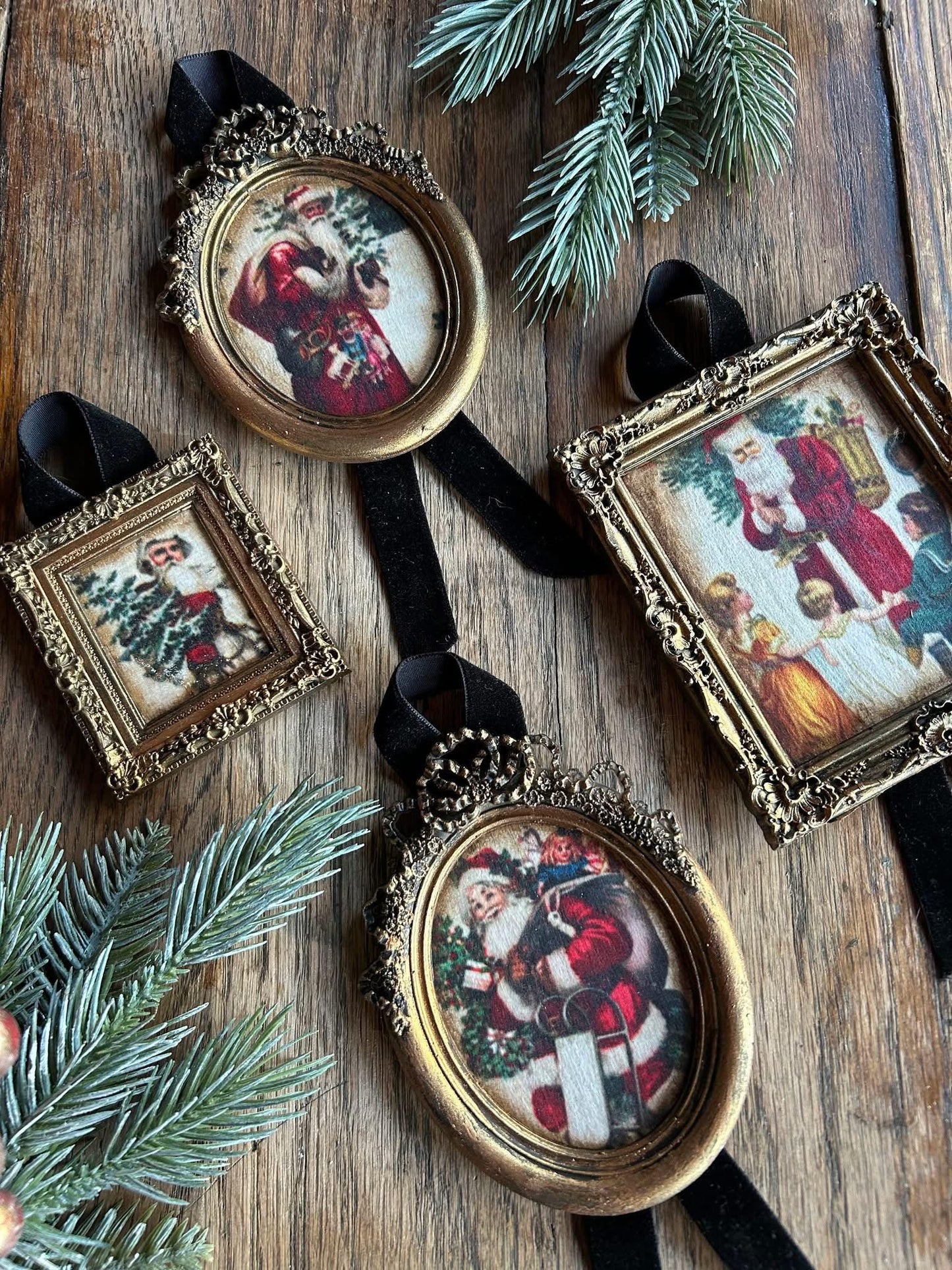 A4 Decoupage Fiber - Cozy Claus Corner | 1 sheet, 8.3"x11.7" | Redesign with Prima
