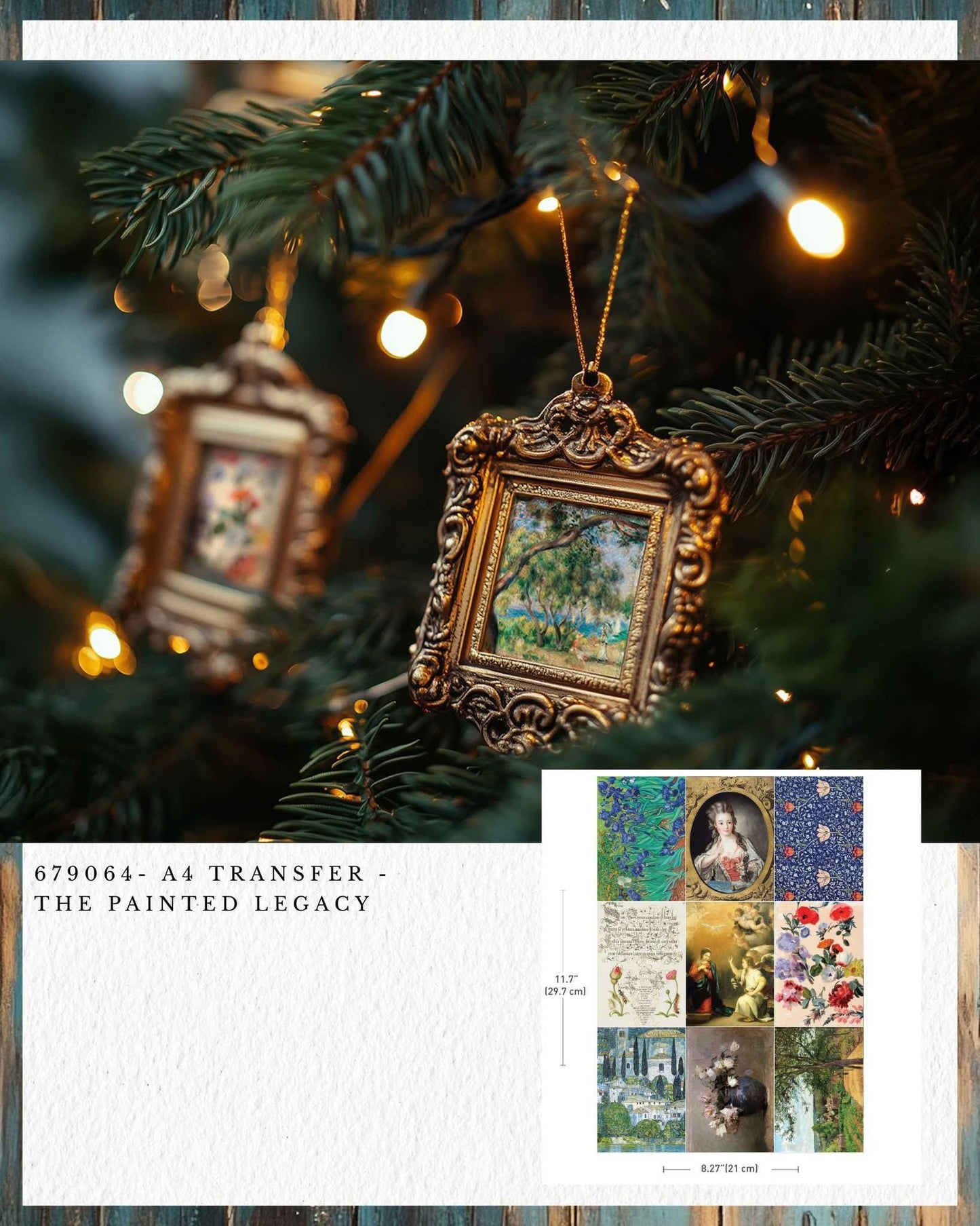 Mini Transfers® - The Painted Legacy | A4 Size | 8.27 x 11.7” | Redesign with Prima