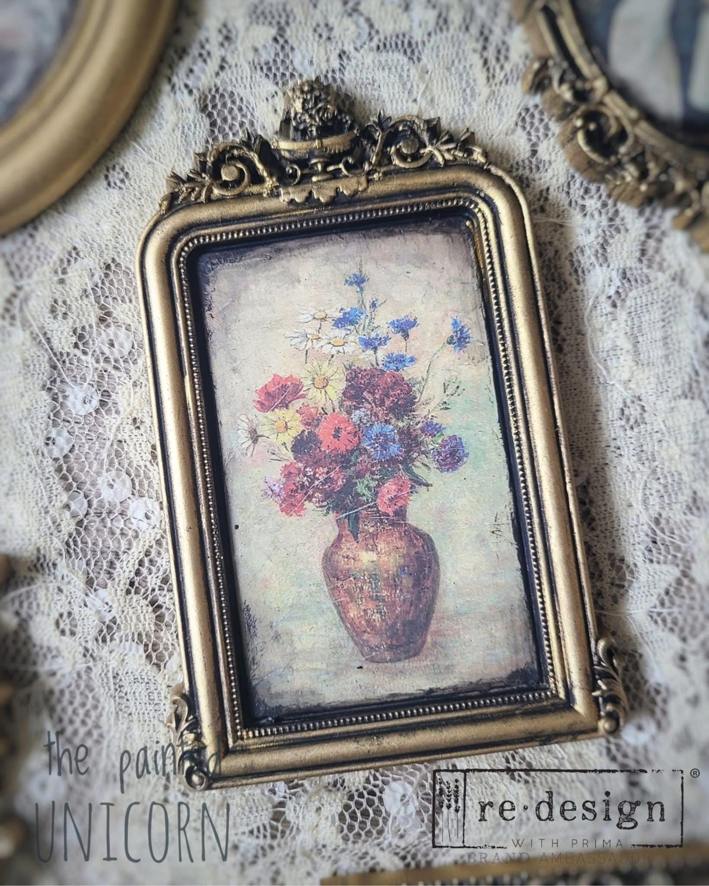 Mini Decor Transfers® - Floral Ambience | A4 Size | 1 sheet, 8.27 x 11.7” | Redesign with Prima