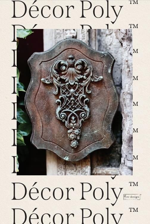 Décor Poly™ - Lush Reverie (right) | 1 pc, 10.5"x7" | bendable poly | Redesign with Prima