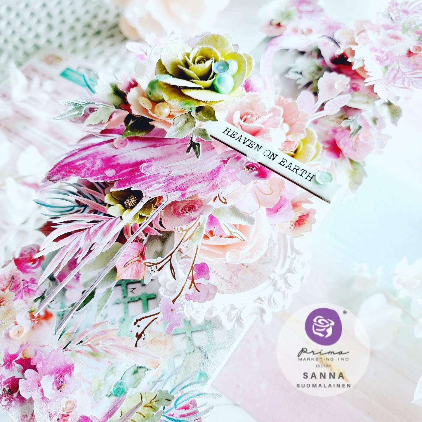Postcards from Paradise Collection Flowers - Aloha, 30 pcs | Prima Marketing Inc
