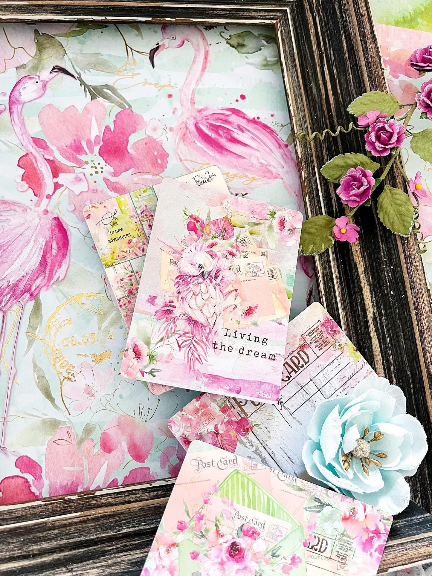 Postcards from Paradise Collection Mini Transfer | 6"x9"| Prima Marketing Inc.