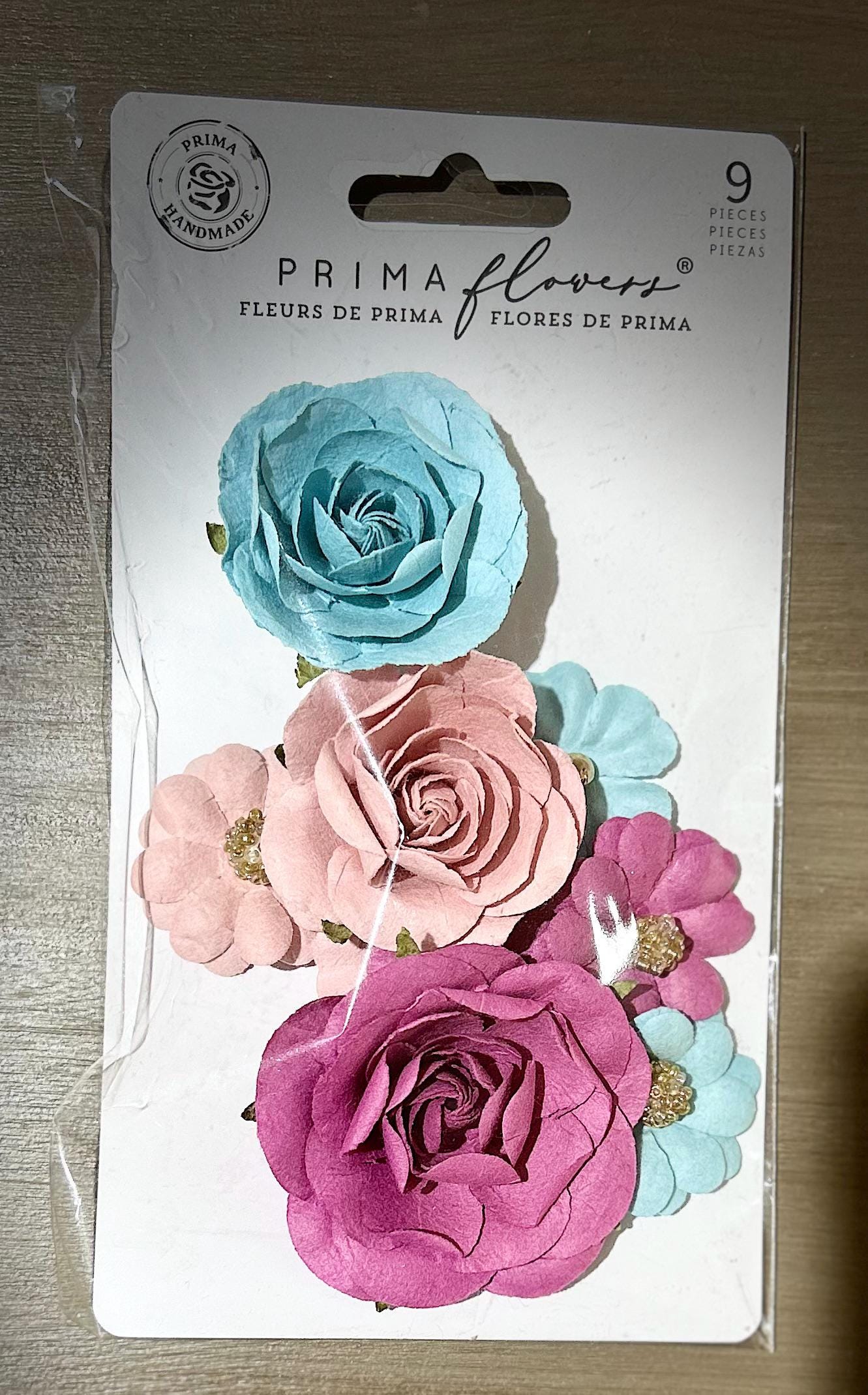 Postcards from Paradise Collection Flowers - Tropical Paradise, 9 pcs | Three Girls Tale | Prima Marketing Inc.