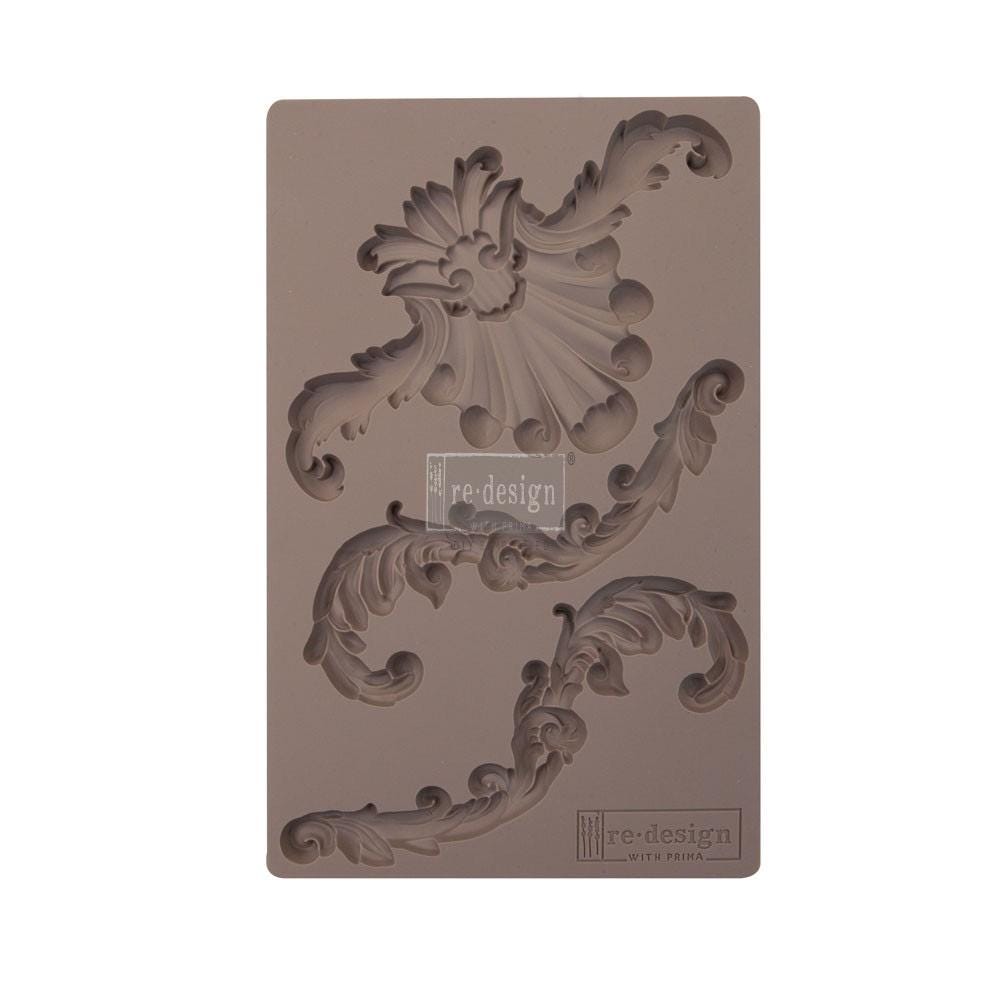 Greco Crest Decor Moulds® | 3 pc crest | 1 pc, 5”x8”x8mm | Redesign with Prima