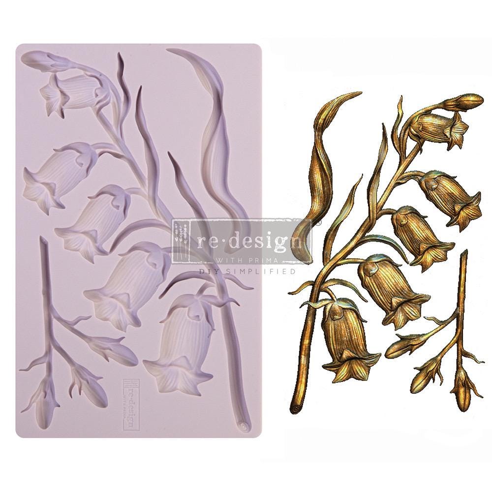 Decor Mould® - Sweet Bellflower | 5”x8”x8mm | Redesign with Prima