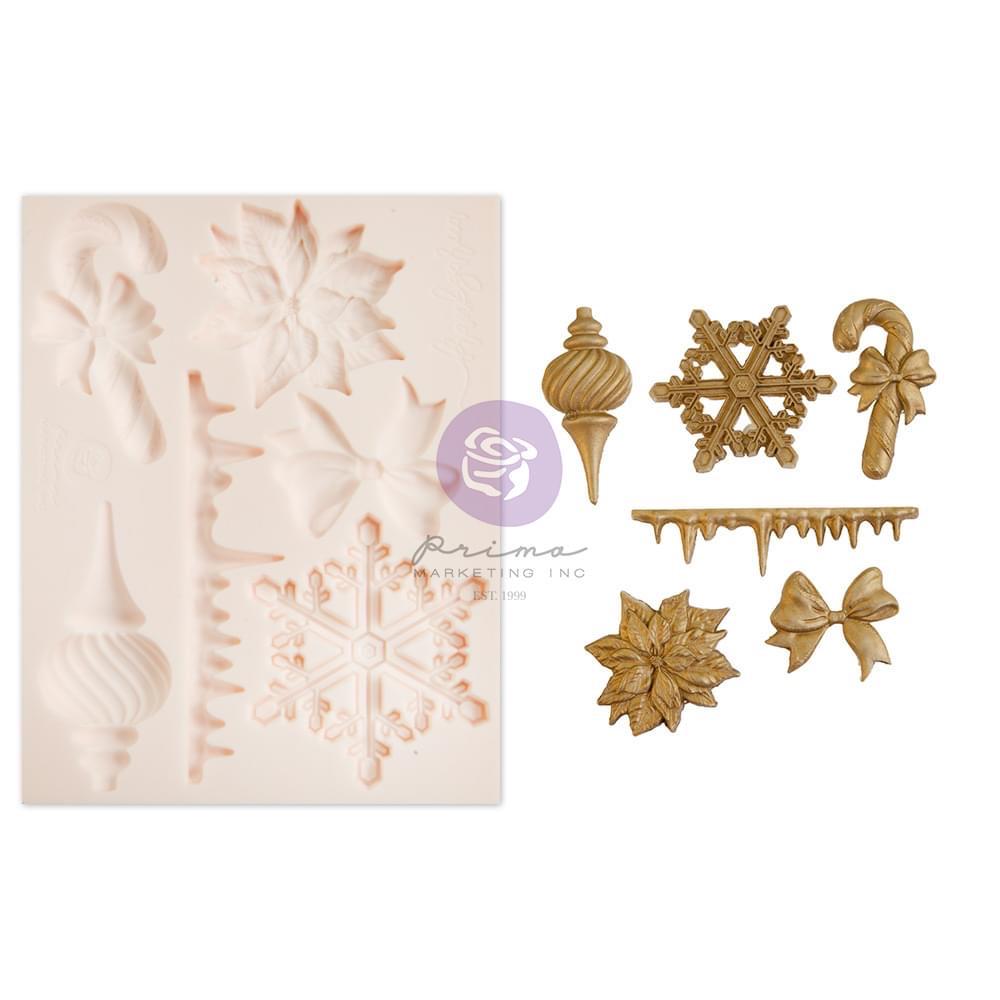 Candy Cane Lane Mini Decor Mould® | 3.5”x4.5”x8mm | Prima, Inc.