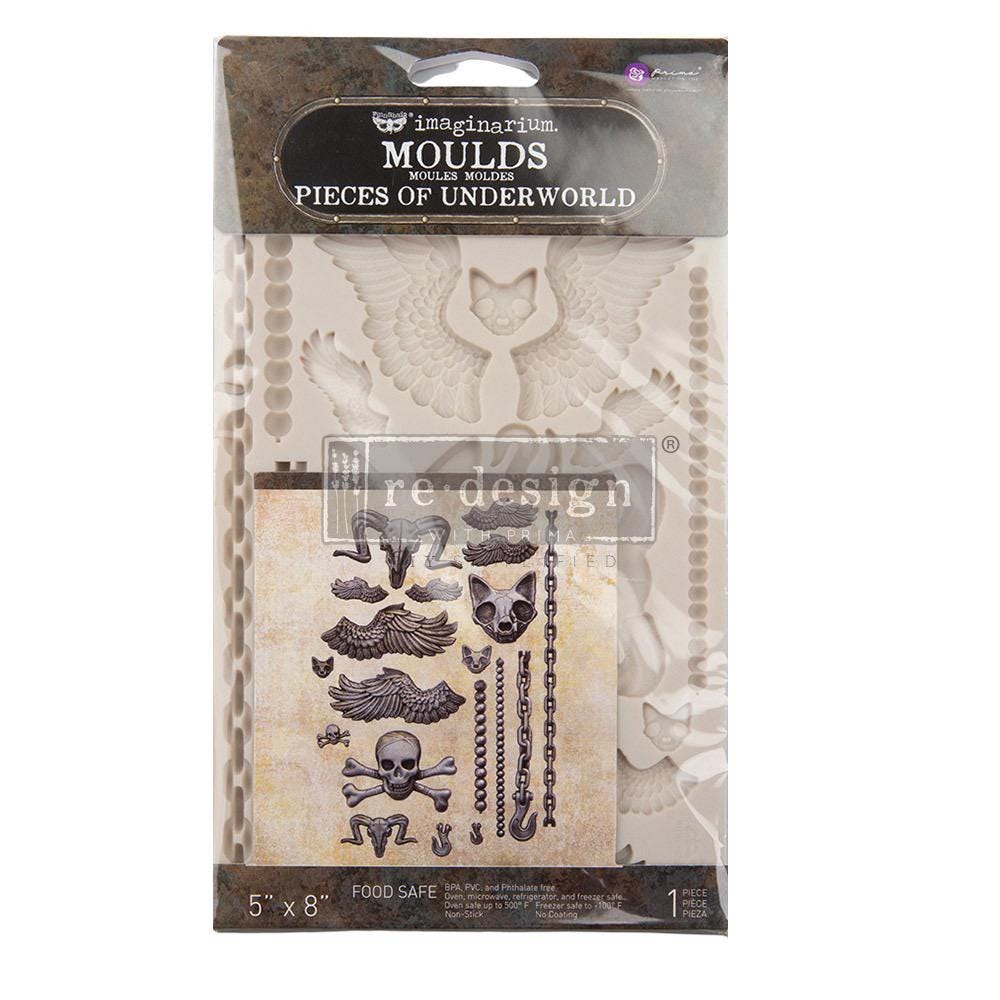 Decor Mould® - Pieces of Underworld | 5x8” | Finnabair | Redesign with Prima