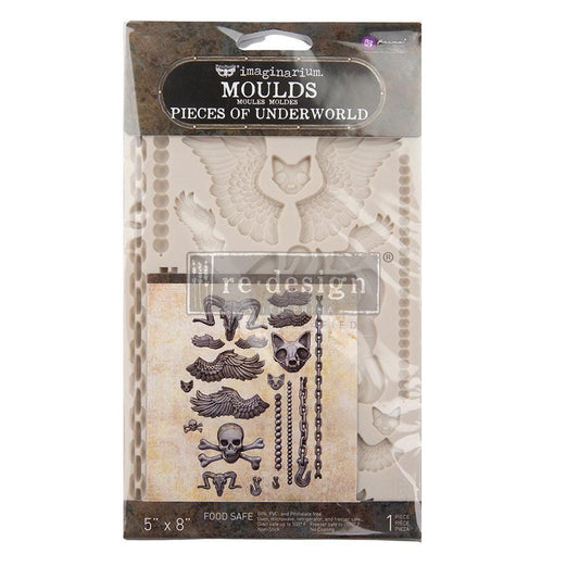 Decor Mould® - Pieces of Underworld | 5x8” | Finnabair | Redesign with Prima