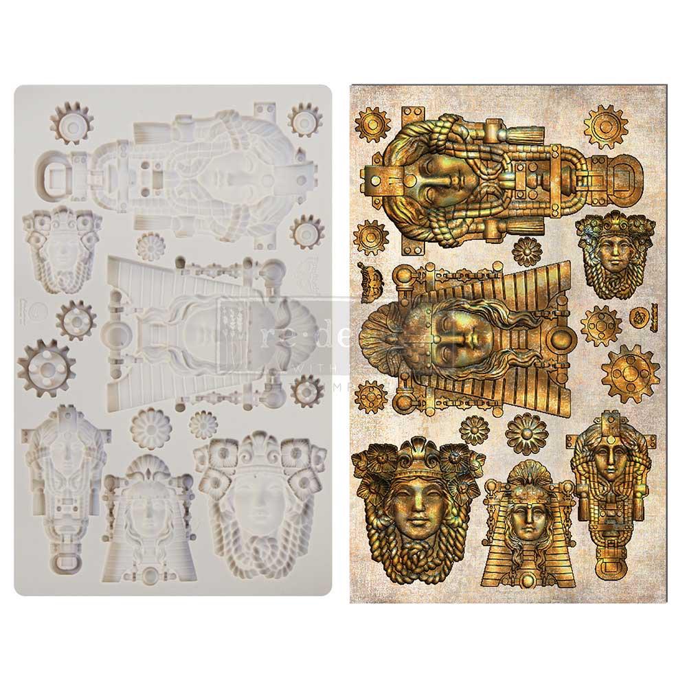 Decor Mould® - Queens of Steam | 5"x8" | Finnabair | Redesign with Prima