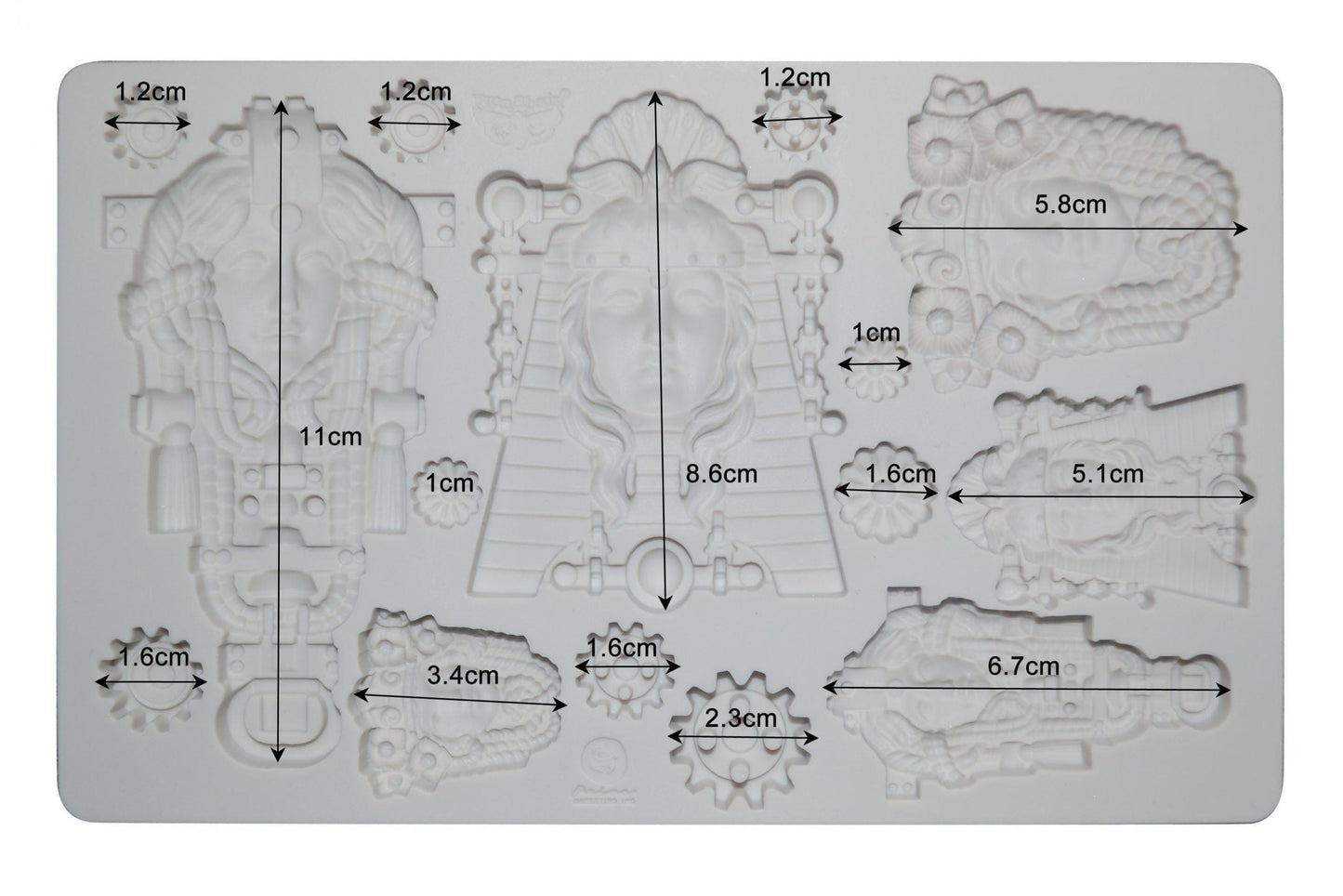 Decor Mould® - Queens of Steam | 5"x8" | Finnabair | Redesign with Prima
