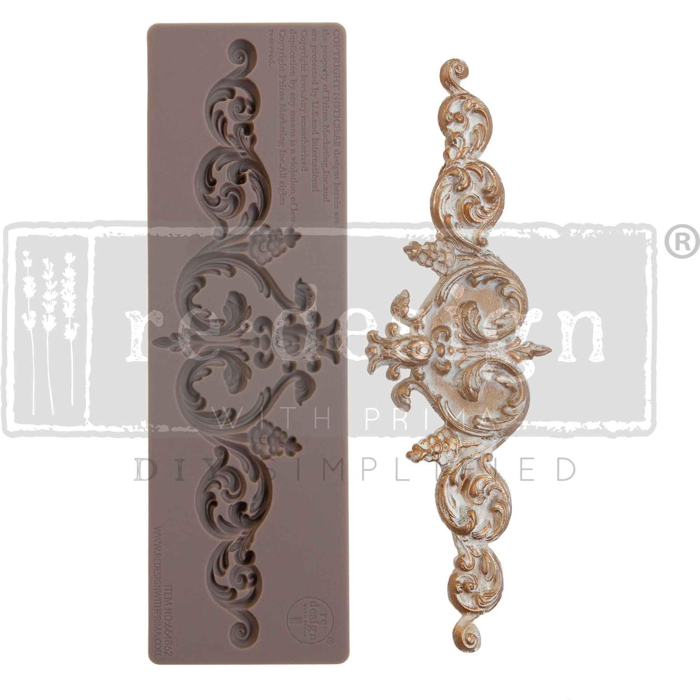 Decor Mould® - Remi | 2.5"x8"x”x8mm | Redesign with Prima