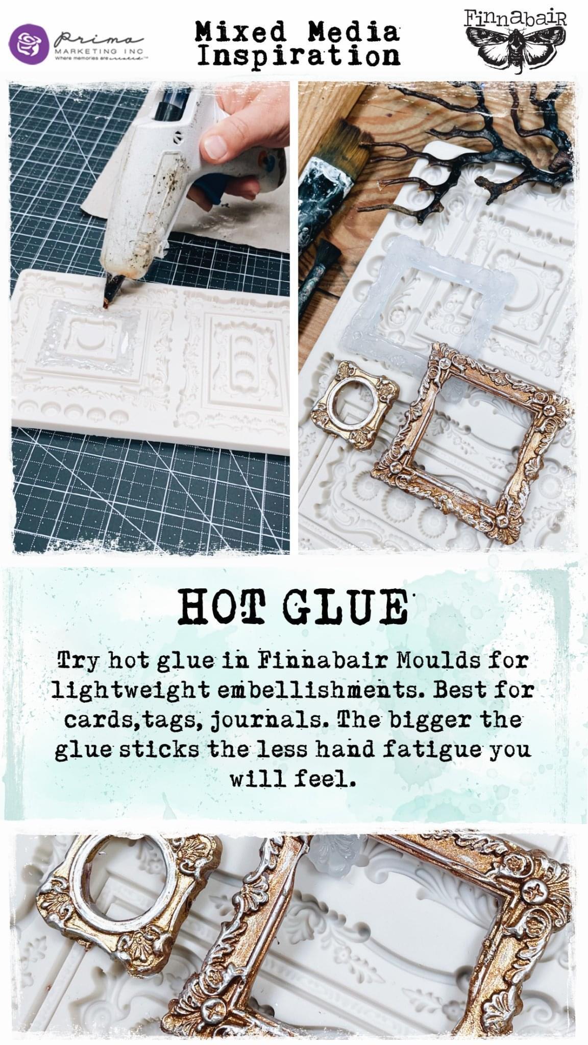 Decor Mould® - Steampunk Hearts | 5”x8”x8mm | Finnabair | Redesign with Prima