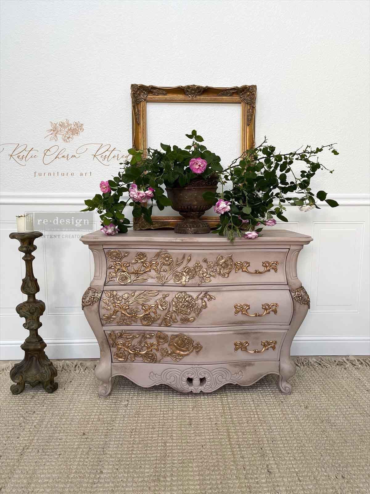 Decor Mould® - Peony Suede | 5”x8” | Redesign with Prima