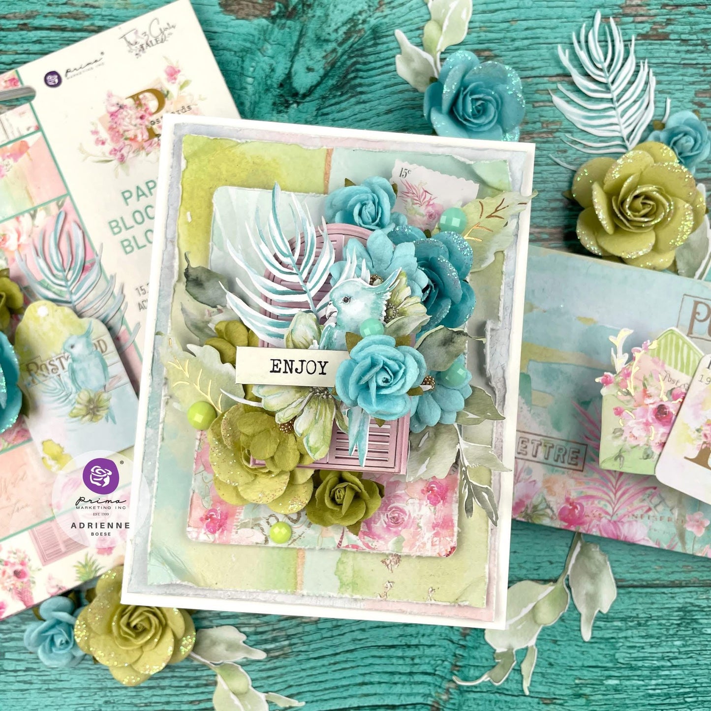 Postcards from Paradise Collection Trading Cards - 2.5x3.5” | 52 shts | Prima Marketing Inc