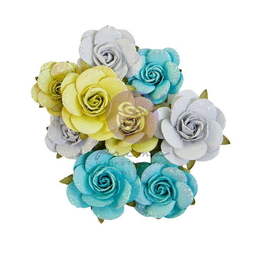 Postcards from Paradise Collection Flowers - Harmony, 9 pcs | Three Girls Tale | Prima Marketing Inc