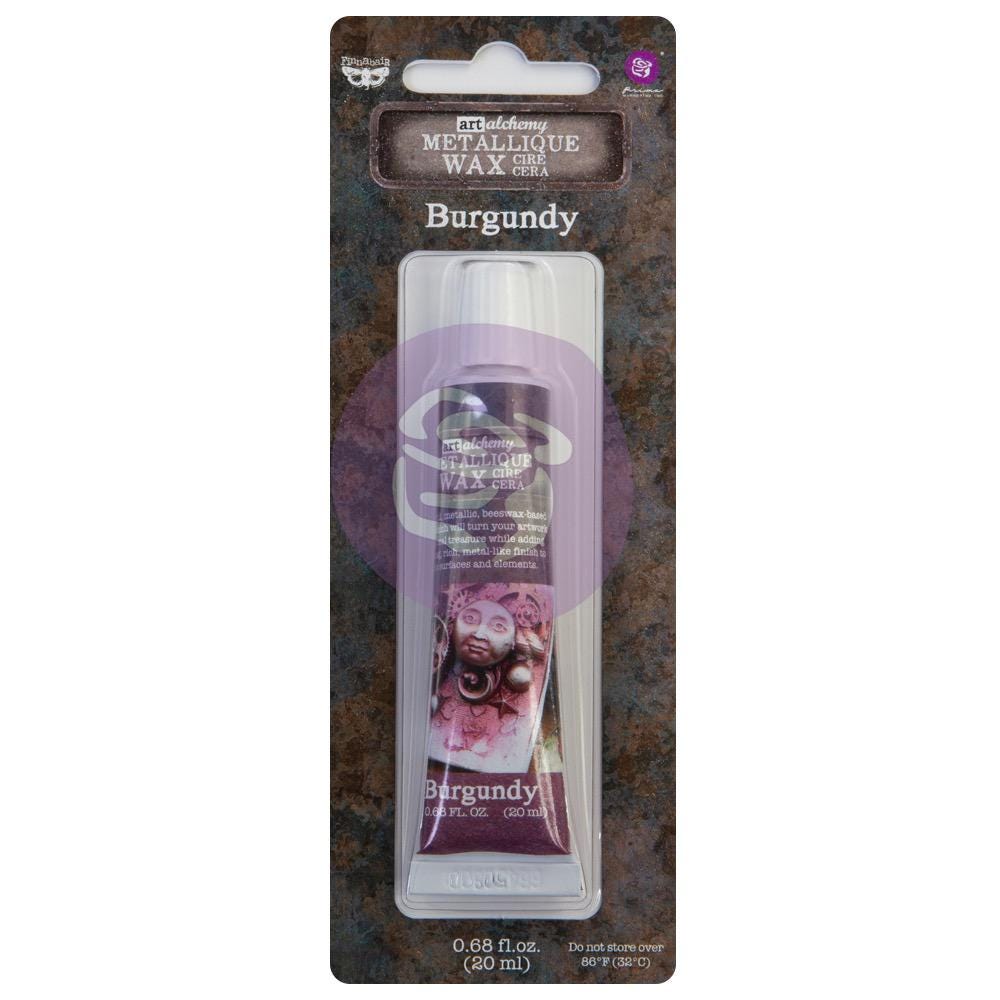Metallic Wax - Burgundy | 20ml | Finnabair | Redesign with Prima