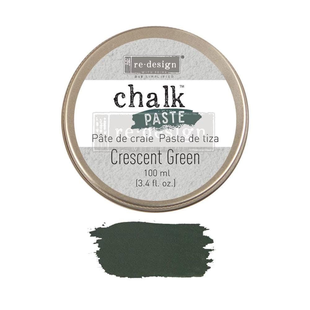 Chalk Paste - Crescent Green | 1 Tin, 10 ml/3.4 oz. | Redesign with Prima