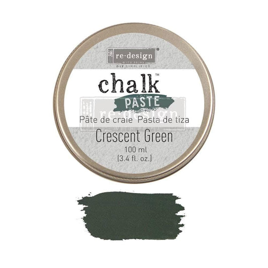 Chalk Paste - Crescent Green | 1 Tin, 10 ml/3.4 oz. | Redesign with Prima