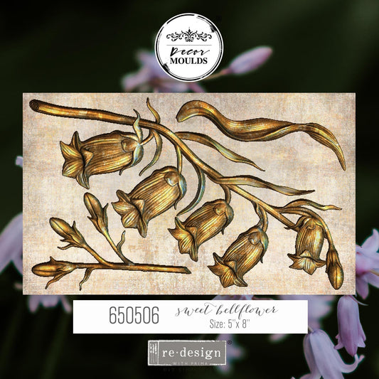 Decor Mould® - Sweet Bellflower | 5”x8”x8mm | Redesign with Prima