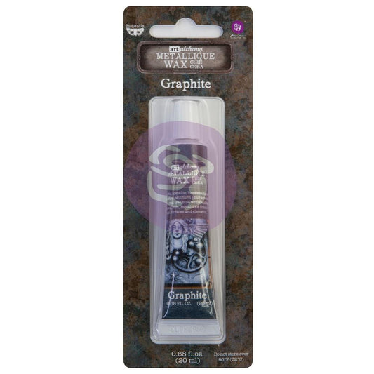 Graphite Metallique Wax | Art Alchemy | 20ml | Finnabair | Redesign with Prima