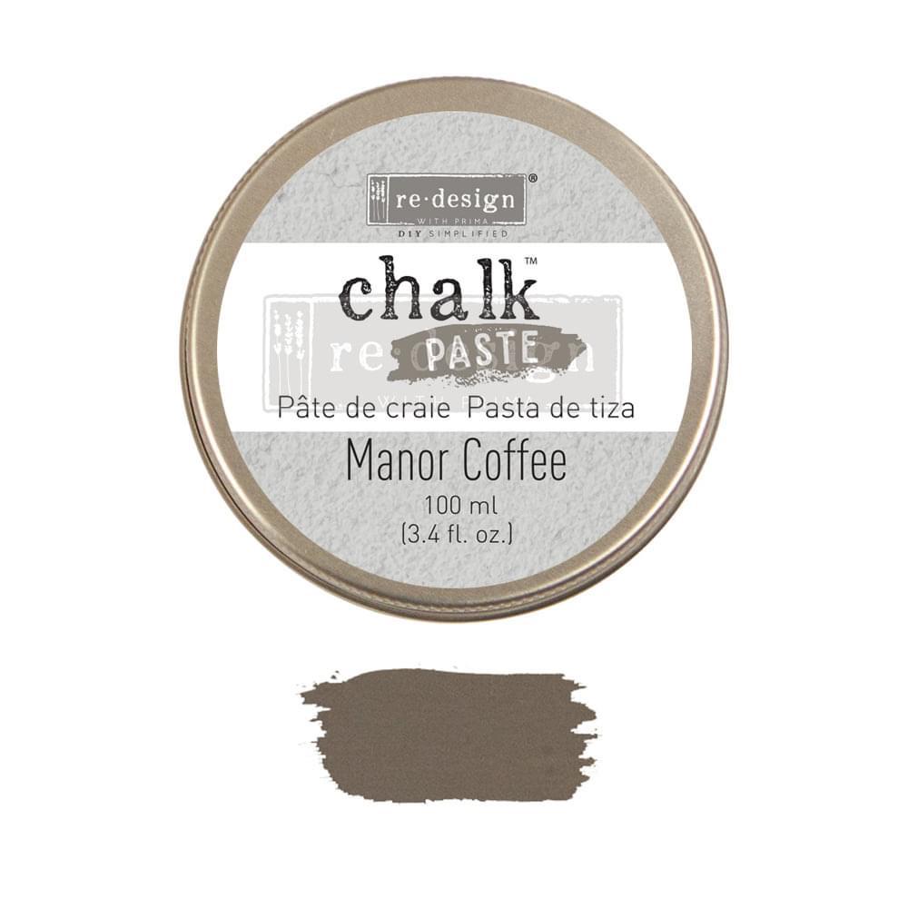 Chalk Paste - Manor Coffee | 1 Tin, 10 ml/3.4 oz. | Redesign with Prima