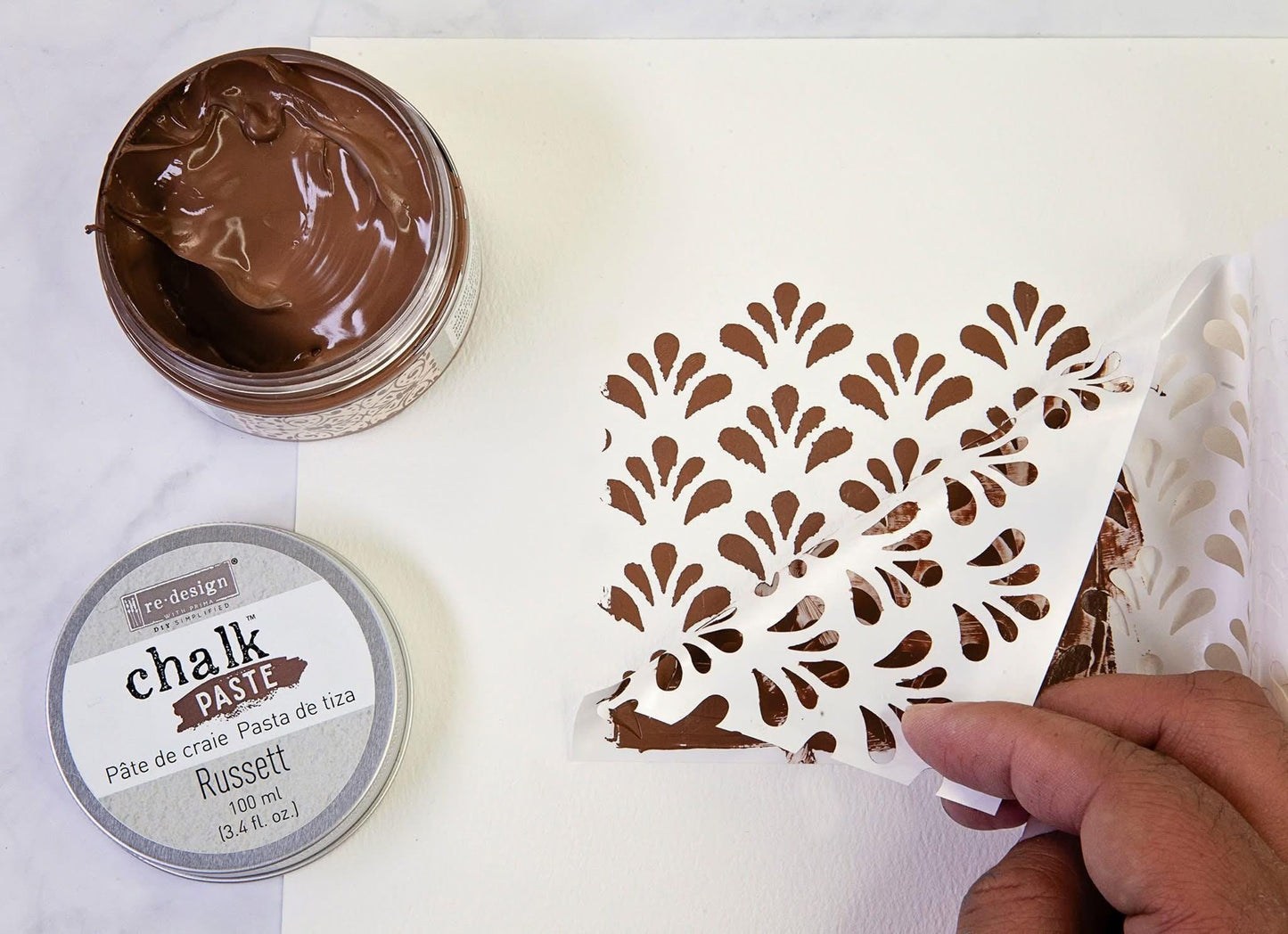 Chalk Paste - Russett | 1 Tin, 10 ml | Redesign with Prima