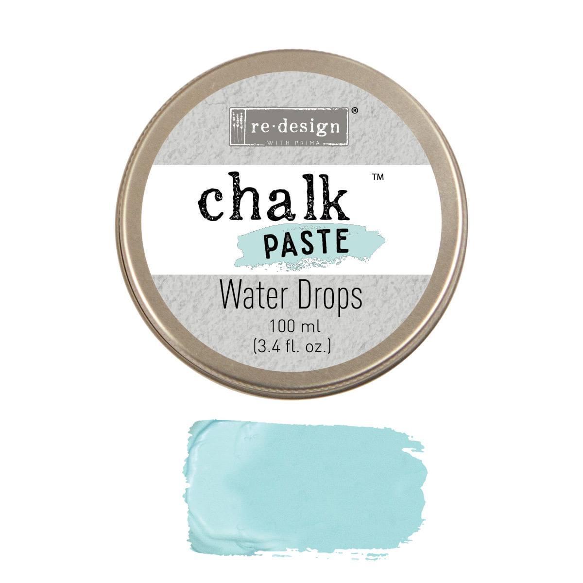 Chalk Paste - Waterdrops | 1 Tin, 10 ml/3.4 oz. | Redesign with Prima