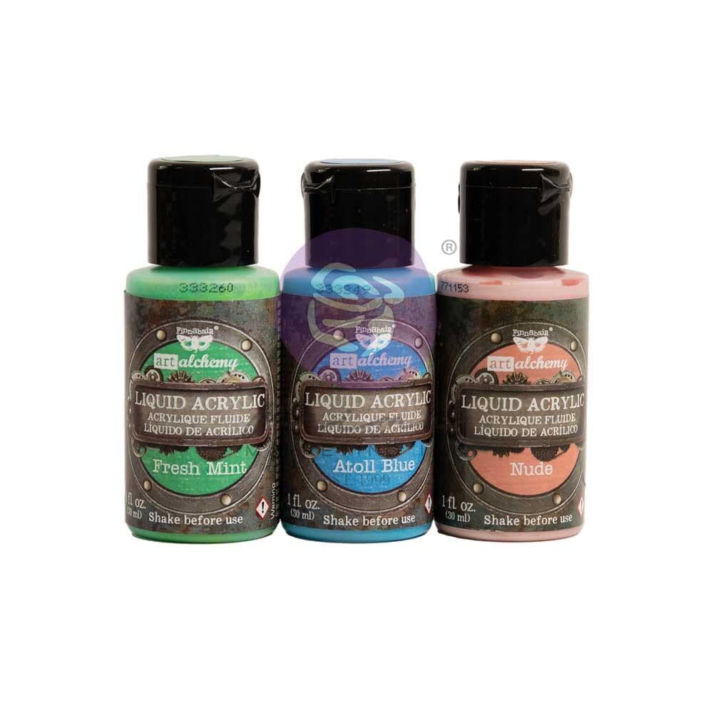 Liquid Color Fluid Medium | Finnabair | 2 fl oz, 60ml | Redesign with Prima