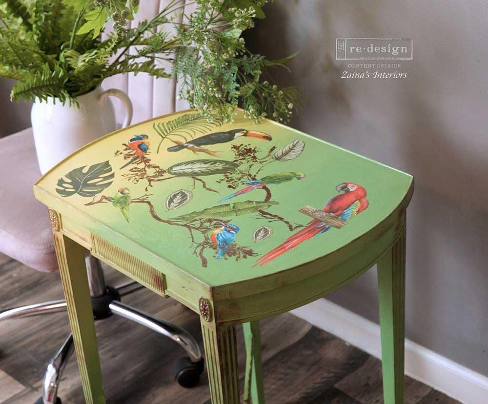 Mini Decor Transfer® - Tropical Birds | 6”x12” | Redesign with Prima