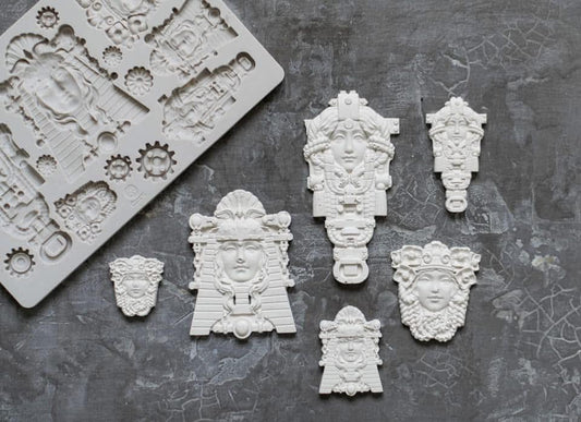 Decor Mould® - Queens of Steam | 5"x8" | Finnabair | Redesign with Prima