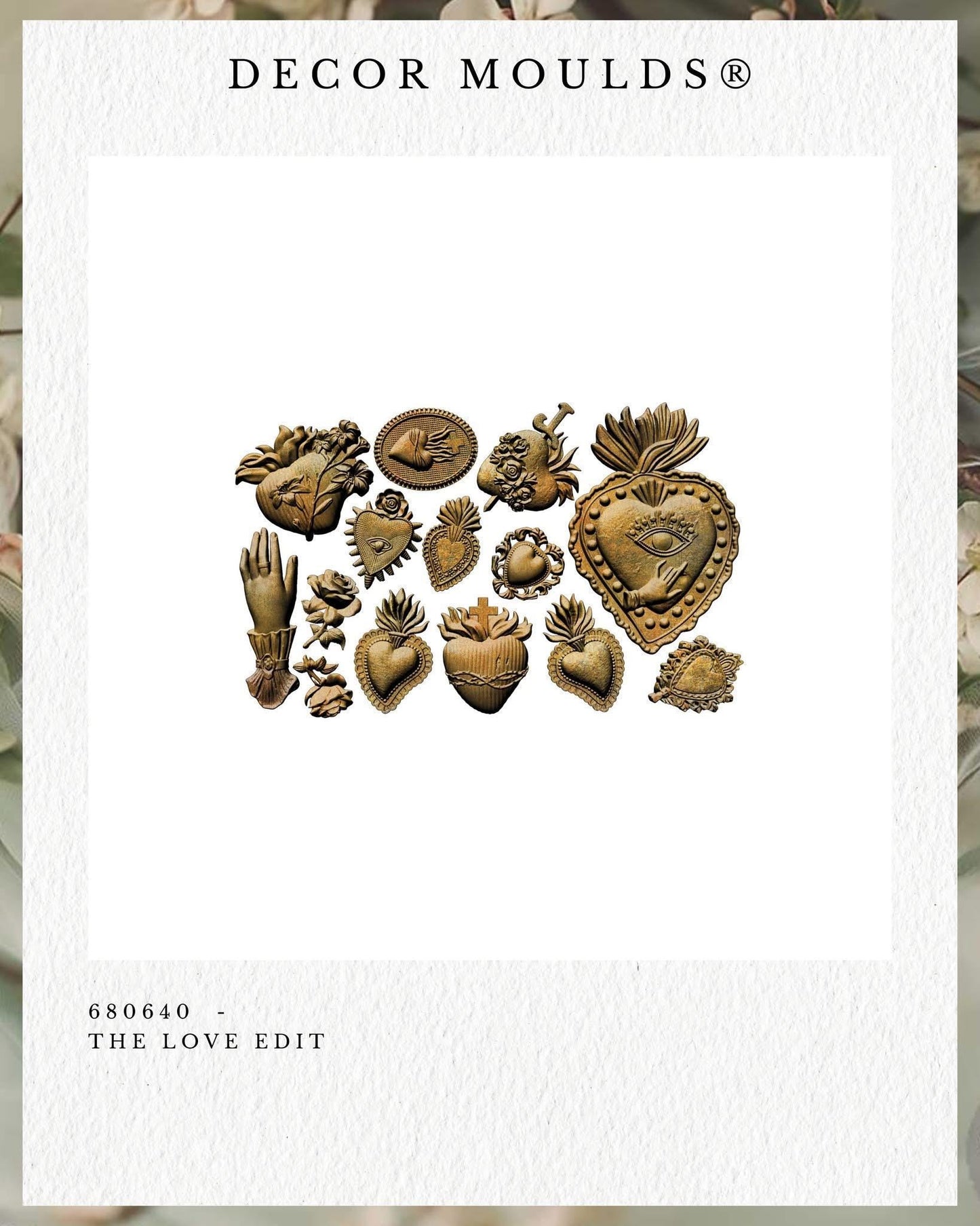 Decor Mould® - The Love Edit | 5”x8”x8mm | Redesign with Prima