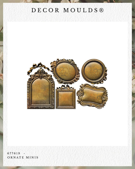 Decor Mould® - Ornate Minis | 5”x8”x8mm | Mini frames | Redesign with Prima