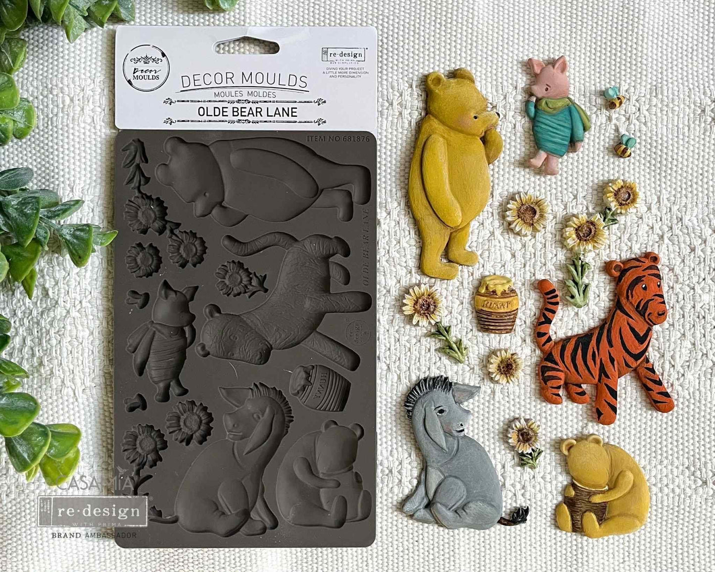 Decor Mould® - Olde Bear Lane | 5”x8”x8mm | Storybook Characters | Redesign with Prima