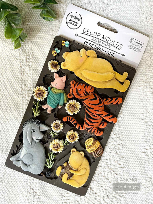 Decor Mould® - Olde Bear Lane | 5”x8”x8mm | Storybook Characters | Redesign with Prima