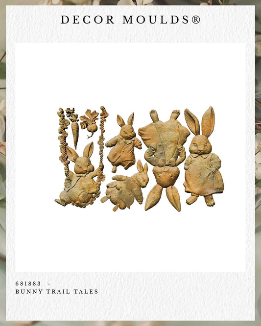 Decor Mould® - Bunny Trail Tales | 5”x8”x8mm | Redesign with Prima