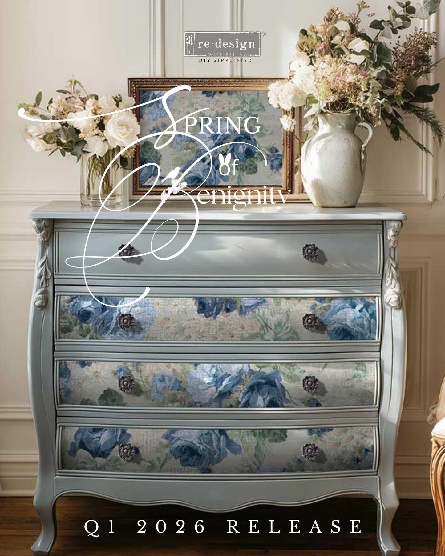 Double Delight Decoupage Fiber Set  - Meadow Melodies | |1-19x30”+1-11.7x16.5” | Redesign with Prima®