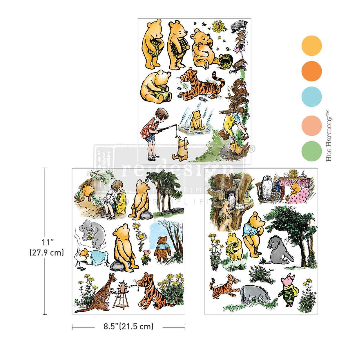 Middy Decor Transfers® - Honeyfern Hollow | 3 sheets, 8.5 x 11” | Redesign with Prima