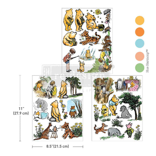 Middy Decor Transfers® - Honeyfern Hollow | 3 sheets, 8.5 x 11” | Redesign with Prima
