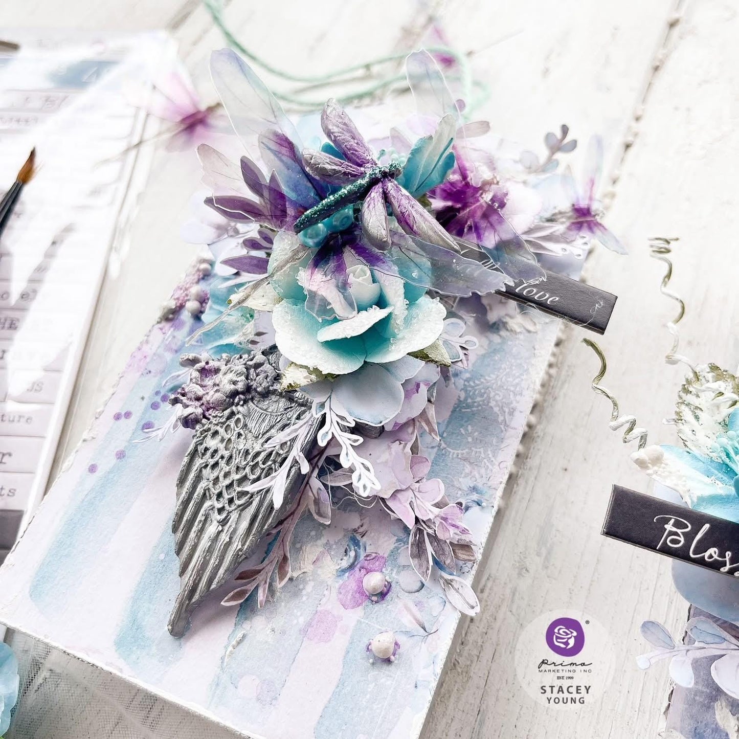 Aquarelle Dreams Collection Flowers - Serene, 1 vine | Prima Marketing Inc