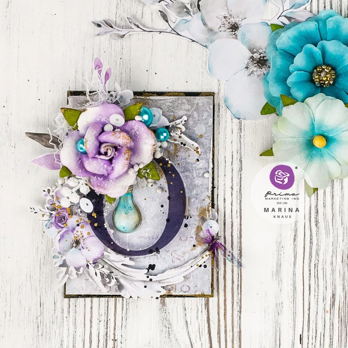 Aquarelle Dreams Collection Flowers - Wilderness, 1 vine | Prima Marketing Inc.