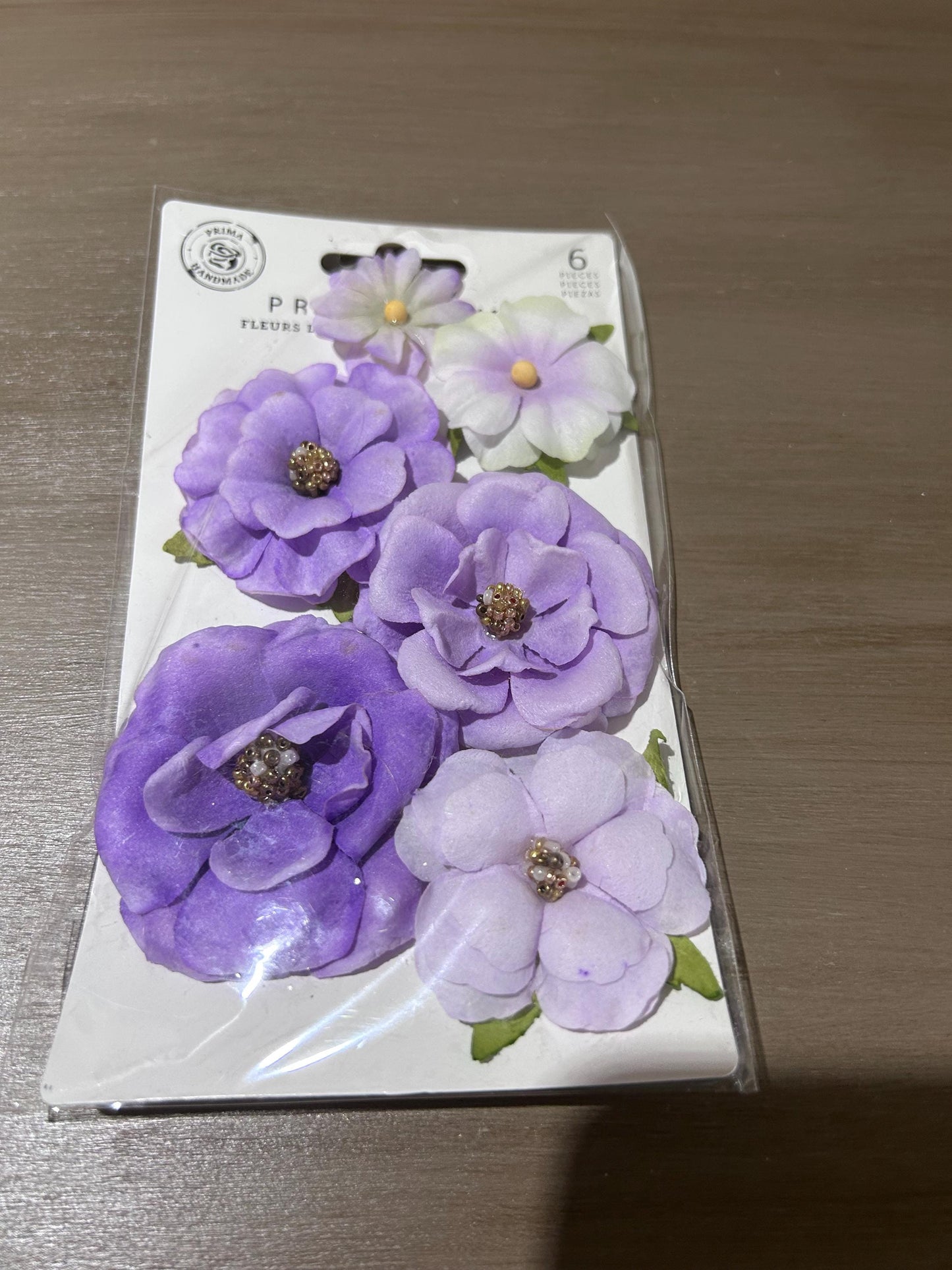 Aquarelle Dreams Collection Flowers - Passion, 6 pcs | Three Girls Tale | Prima Marketing Inc.