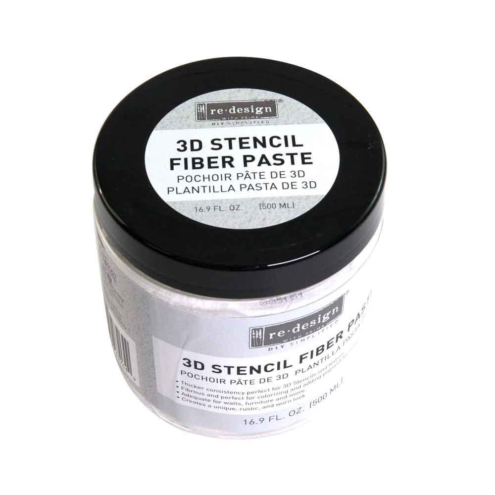 Art Mediums: 3-D Stencil Paste | 1 Jar, 17 fl oz | Redesign with Prima