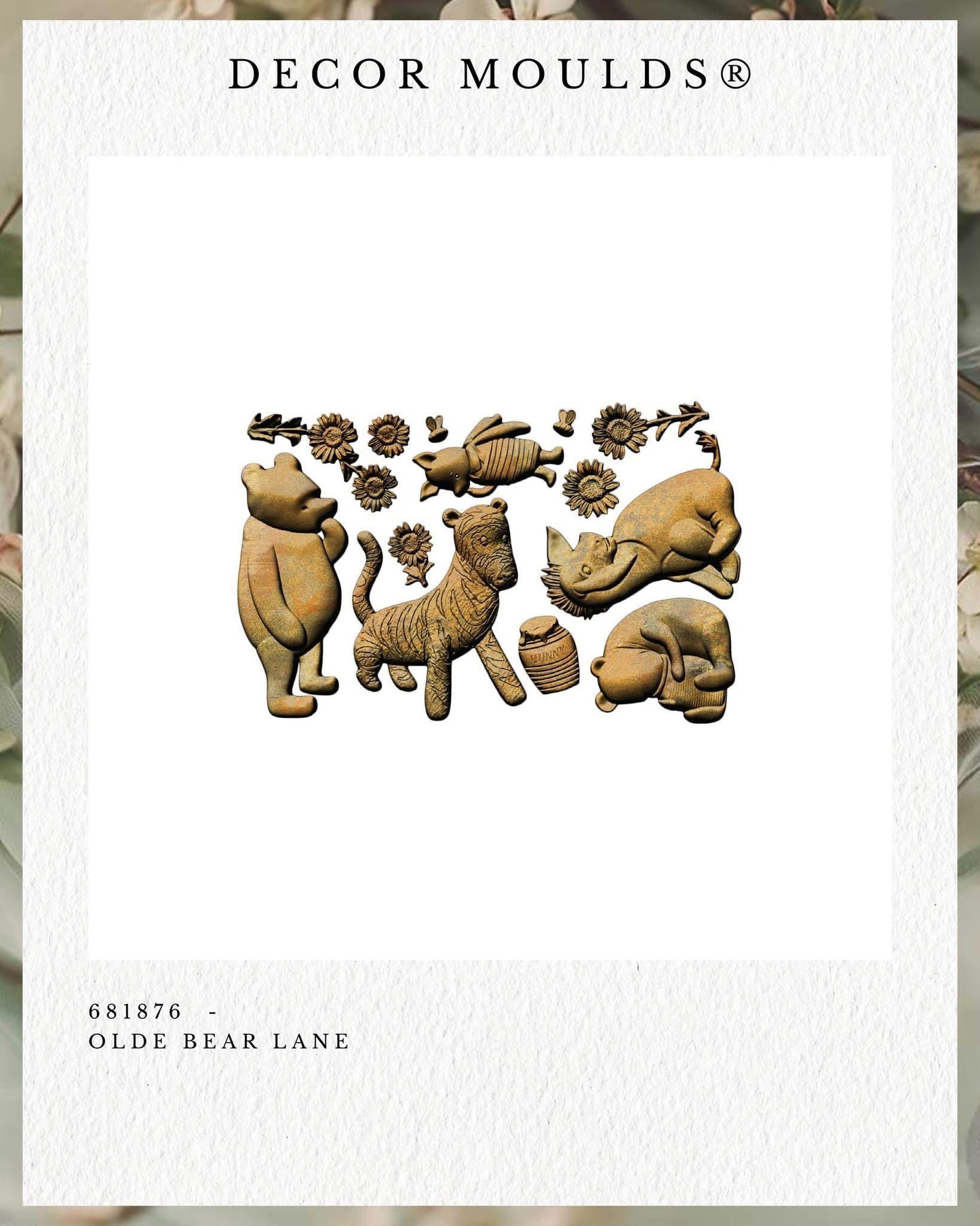 Decor Mould® - Olde Bear Lane | 5”x8”x8mm | Storybook Characters | Redesign with Prima