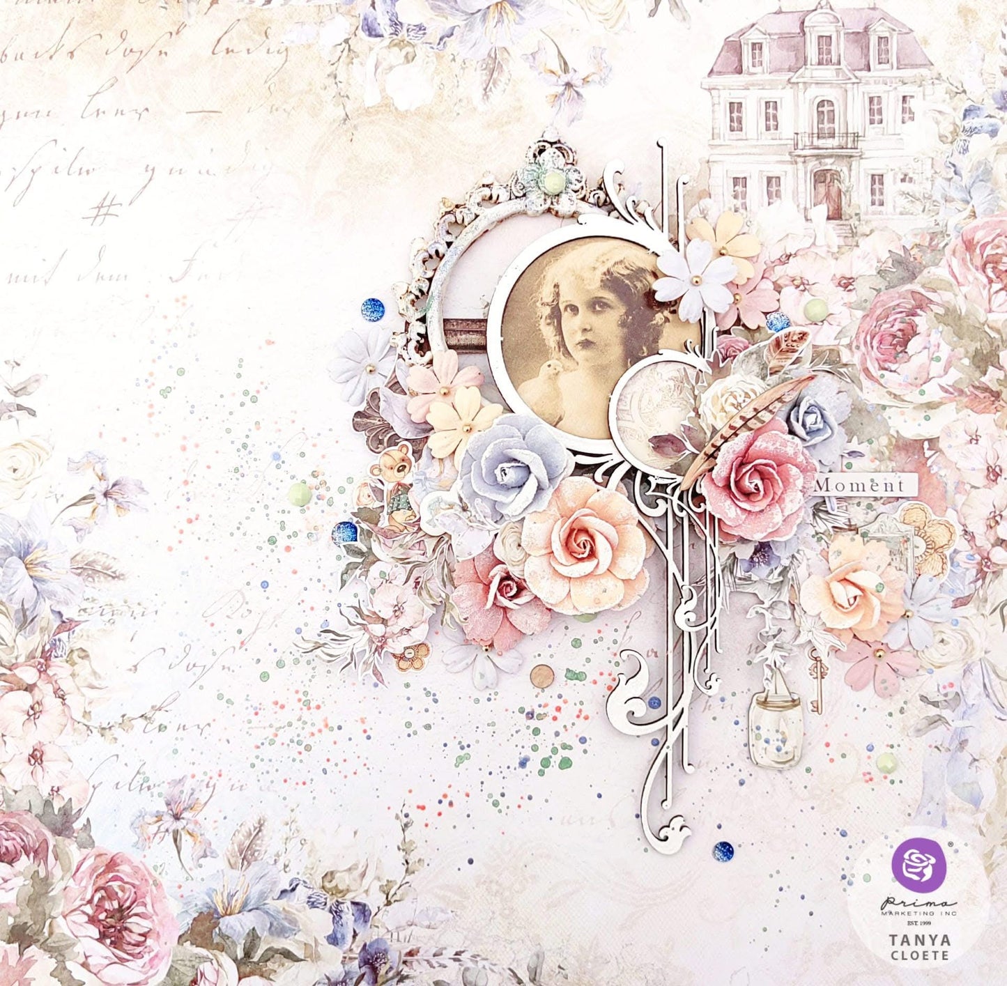 Bohemian Heart Collection Scrapbook Paper Set | 12”x12”, 14 sheets | Prima Marketing Inc.