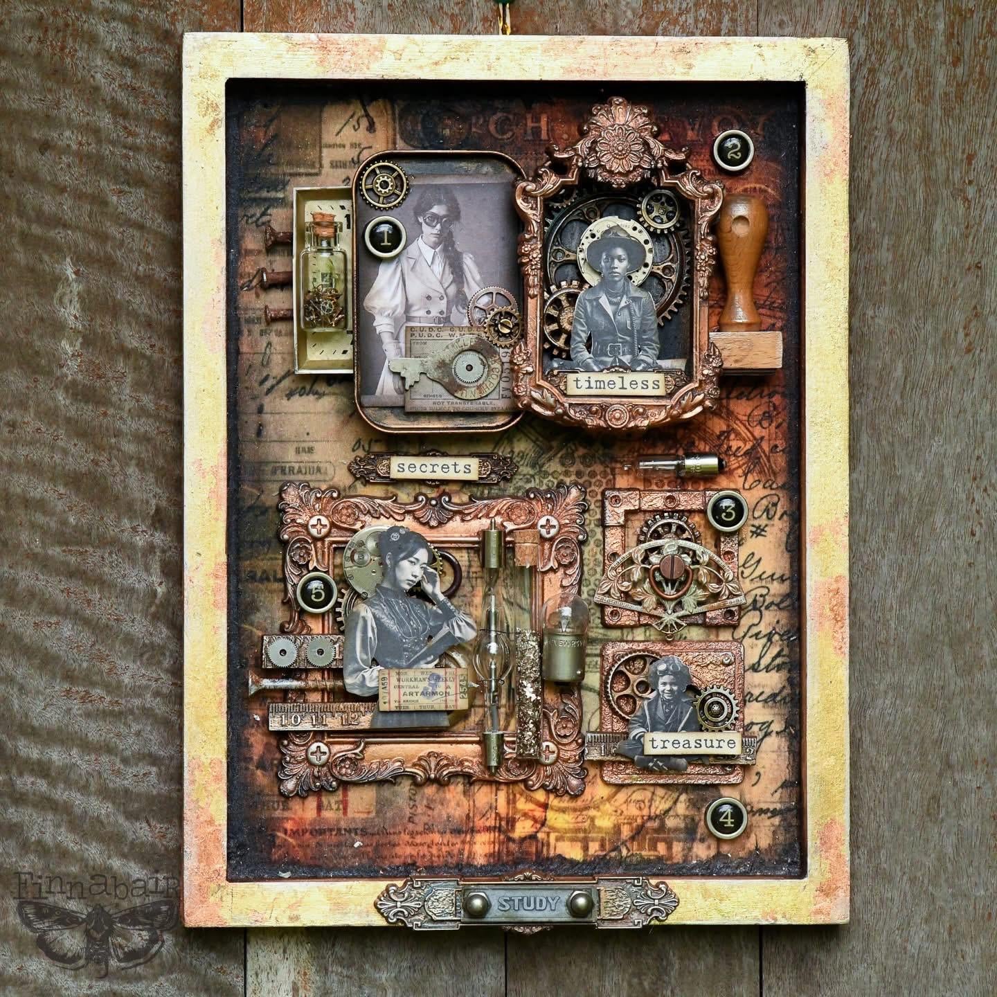 Time Travelers Collection Ephemera, 116 pcs | Finnabair | Prima Marketing Inc.