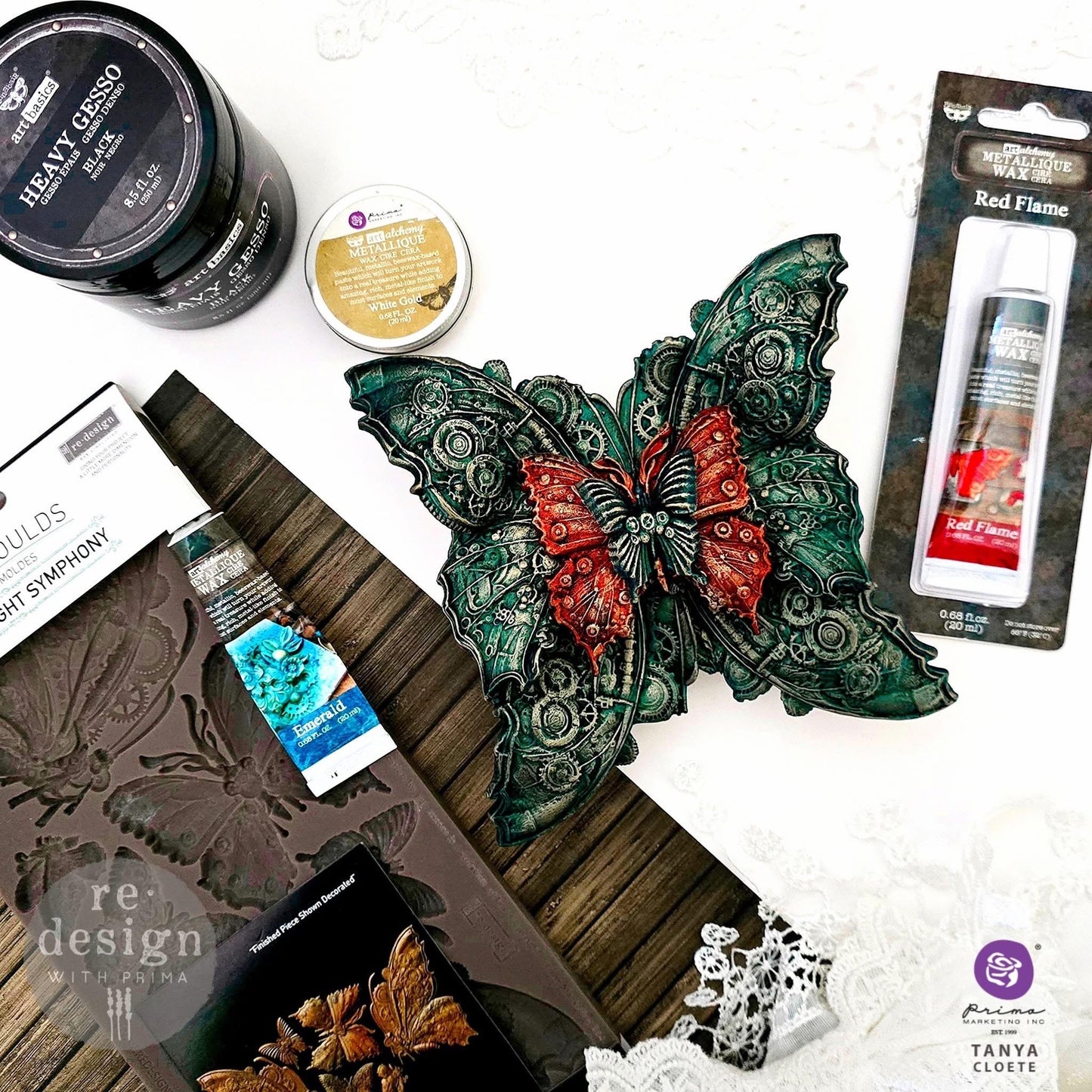 Art Mediums: Heavy Black Gesso | 8.5 oz | Acrylic Primer | Redesign with Prima