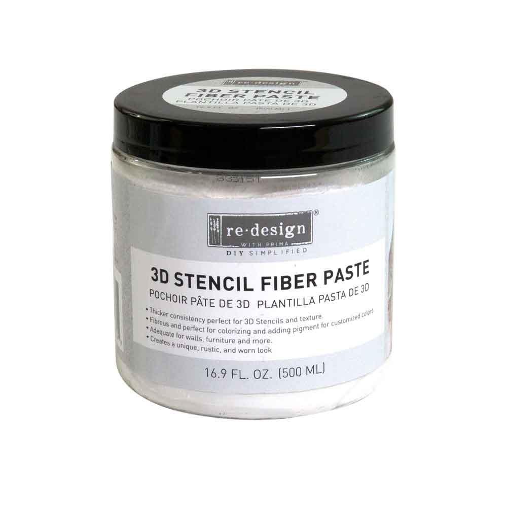 Art Mediums: 3-D Stencil Paste | 1 Jar, 17 fl oz | Redesign with Prima